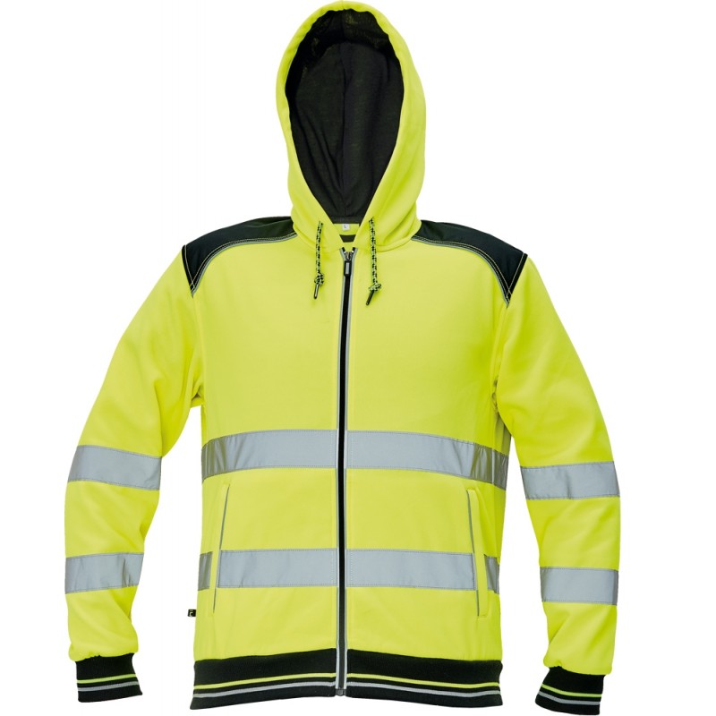 Bluza robocza z kapturem Knoxfield Hi-Vis