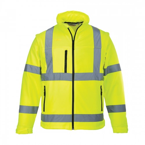 Kurtka Softshell ostrzegawcza S428